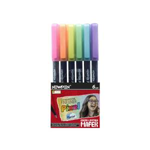 CANECA FINELINER PIXEL PASTEL 6UN MAFER NEWPEN