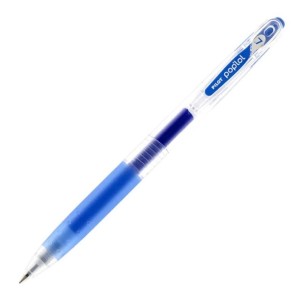 CANETA GEL RETRÁTIL POP'LOL 0.7 AQUA BLUE PILOT