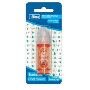 FITA DECORATIVA ACB 5MMX3M ESTAMPAS SORTIDAS TILIBRA